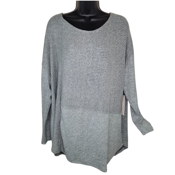 One Park Ave Nwt Super Soft Ribbed Tunic Top 3x - Picture 1 of 6